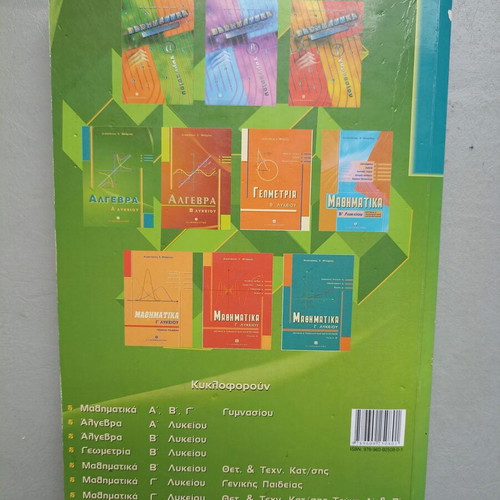 Algebra A' Lykeiou 2010 like new, study guide with exercises