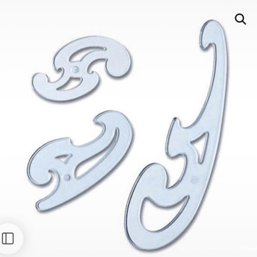 French Curve Set Burmester 3pcs new drawing templates