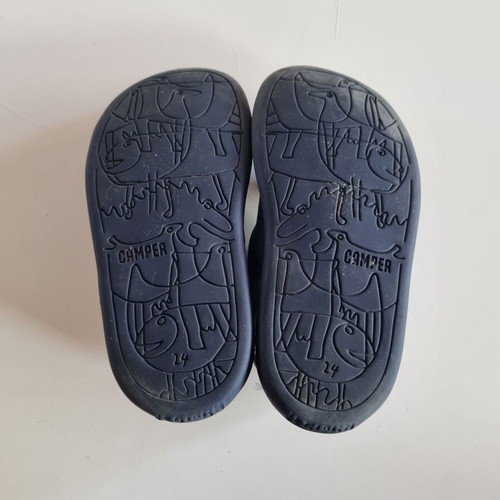 Camper children's sandals size 24 like new, blue and green