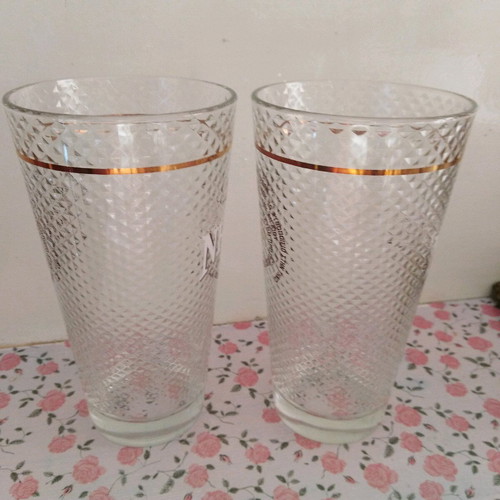 Nisos Beer 2 Glasses 0.3l New Promotional Made in Italy