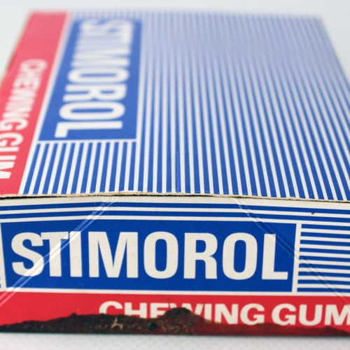 Vintage 70's Stimorol Empty Chewing Gum Box Dandy Denmark