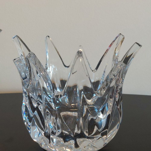 Rogaska Lotus Crystal Bowls set like new, 2 pieces
