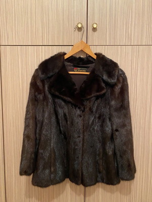 Mink fur jacket Skaperdas Furs like new, brown