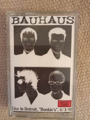 bauhaus, Σπάνια κασέτα Live στο Detroit (USA) 1981