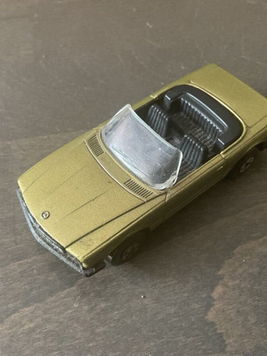 Ретро количка Dinky Mercedes 350SL 1973 употребявана