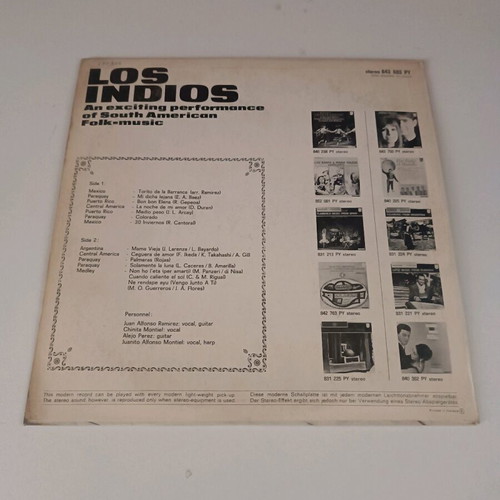 Los indios vinyl used
