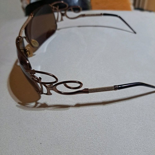 Sunglasses, metal frame, brown, Roberto Cavalli