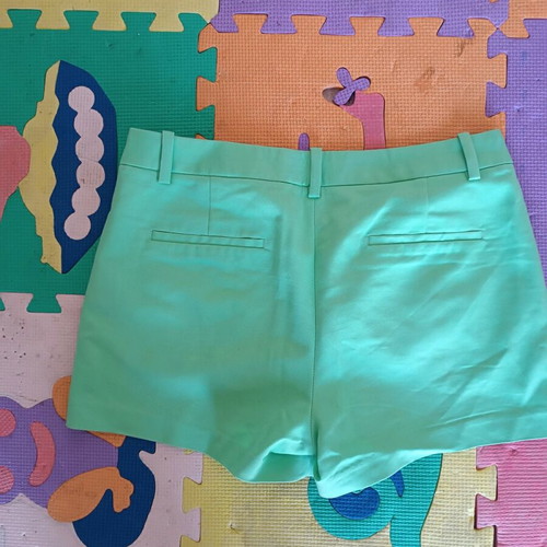 Zara medium shorts in mint color like new