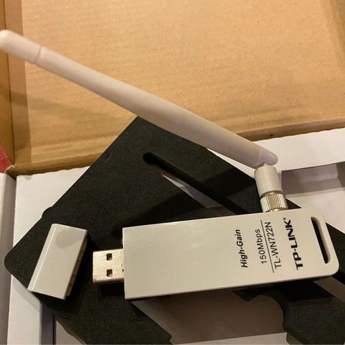 Tp-Link TL-WN722N Network Adapter USB used, Wi-Fi 150 Mbps