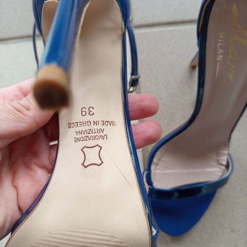 Mark Milan blue sandals like new, size 39