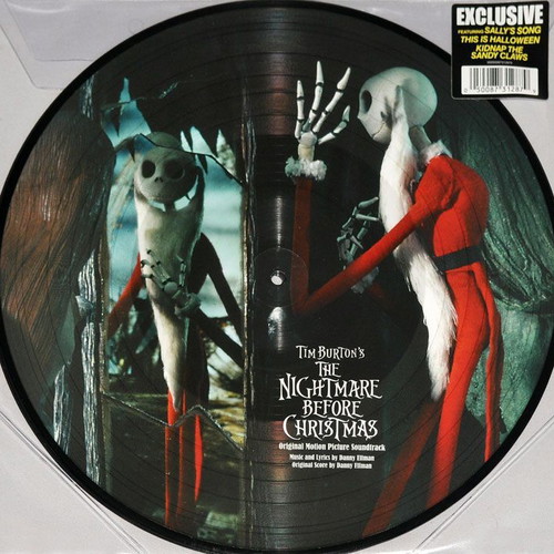 OST The Nightmare Before Christmas 2015 limited edition 180g picture disc 2LP new