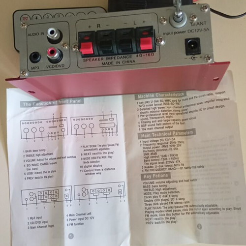Hi-Fi Stereo Integrated Amplifier like new