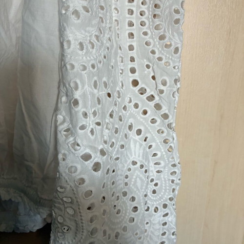 White boho blouse Mat like new, One Size