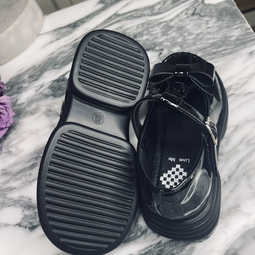 Black Patent Leather Girls' Ballerina Shoes Size 26 New