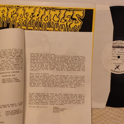 Agathocles Cliché? vinyl record used, metal, 1992