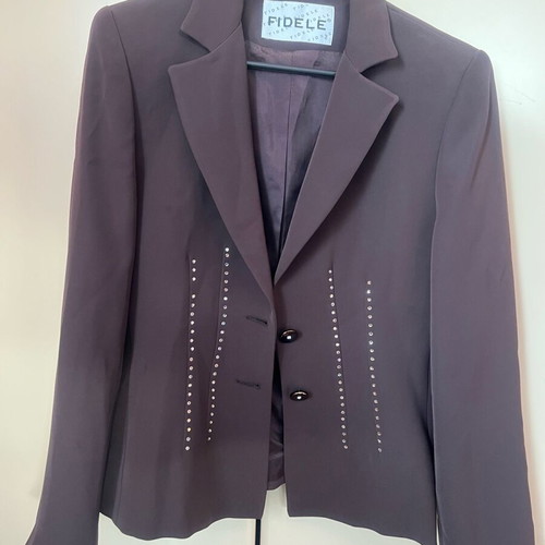 Fidele women's brown blazer size 2 like new