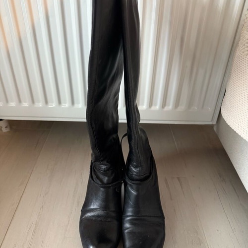 Bournazos leather boots used, black, size 39