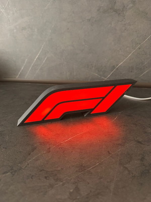Formula 1 lamp with F1 logo new