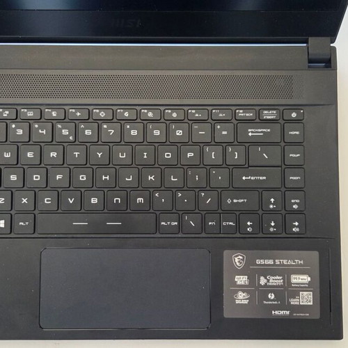 MSI GS66 Stealth 11UG-603US laptop like new, Intel Core i7, 64GB RAM