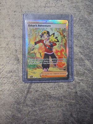 Ethan's Adventure Destined Rivals Pokemon Card like new