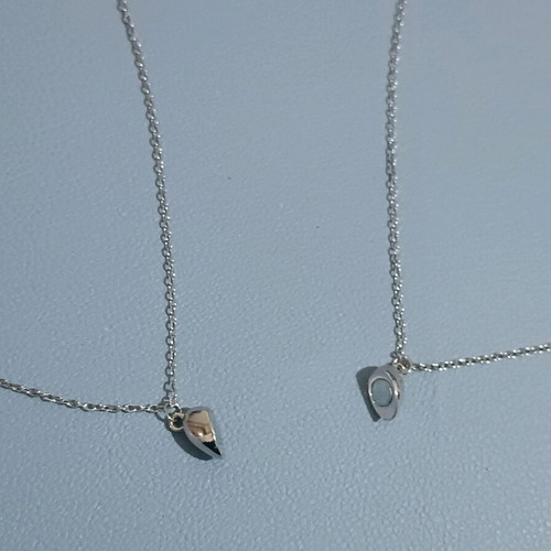 Valentine's heart necklace new, handmade, silver
