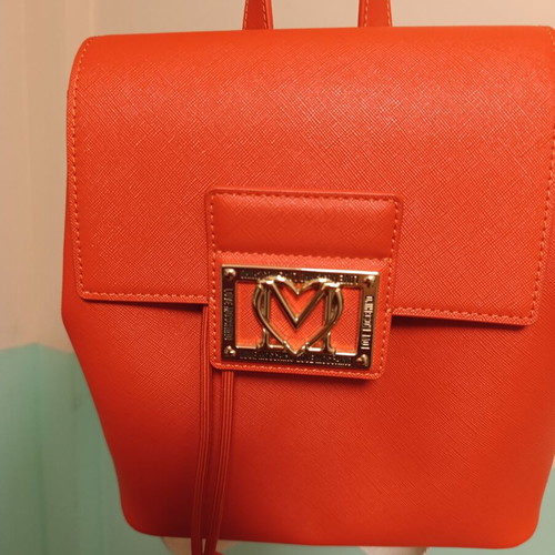 Love Moschino backpack coral, like new