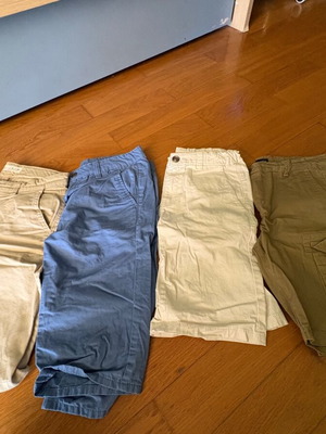 Bermuda shorts like new for boys 12 years, brands Allouette Zara Orchestra, set of 4