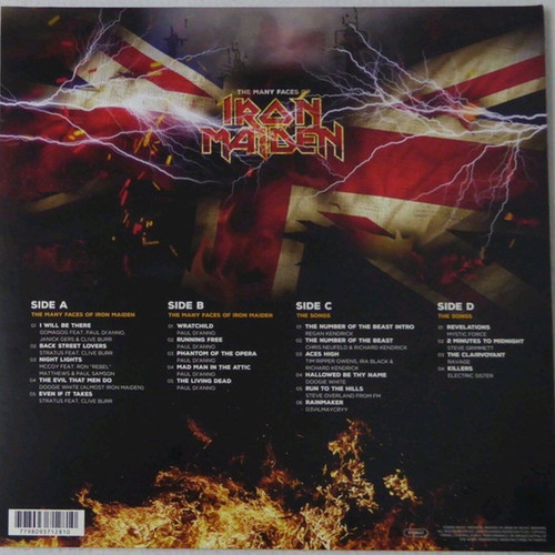 The Many Faces Of Iron Maiden 2x έγχρωμα βινύλια LP συλλογή καινούργια