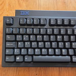 IBM KB-7953 keyboard used, black, vintage 1998