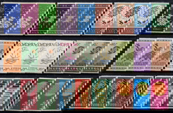 S092 ΚΥΠΡΟΣ (Cyprus) EUROPA 1961-1963-1964-1965-1966-1967-1968-1969-1970 - ΜΝΗ**