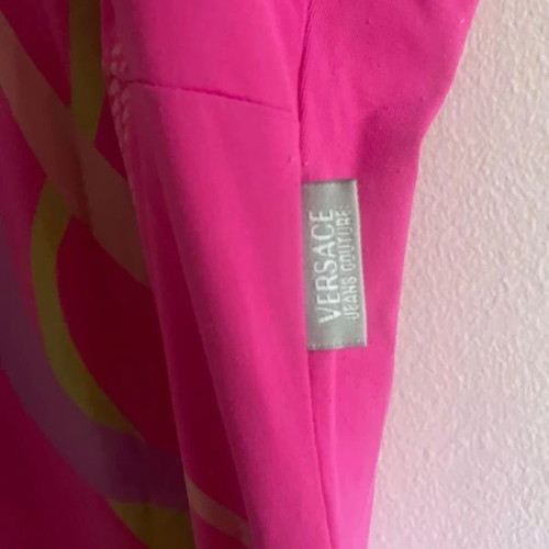 Versace fuchsia dress size M used, lycra fabric