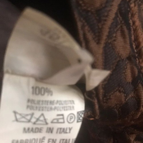 Rocco Barocco women's pants like new, brown embossed fabric
