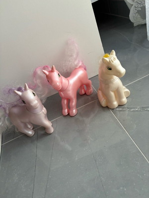 3 pony ιριδίζον παιχνίδια αλογάκια