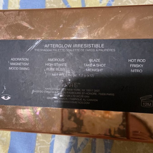 Nars palette like new, authentic