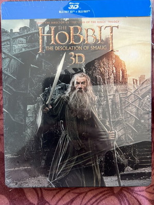 The Hobbit The Desolation Of Smaug 3D Blu-Ray Steelbook new with subtitles