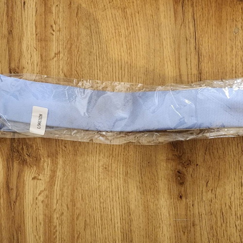 Light Blue Micro-Grid Silk Tie by Boggi Milano new