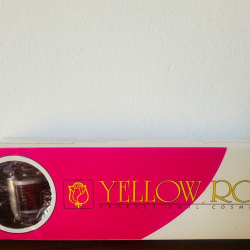 Yellow Rose Dermoroller skin care tool