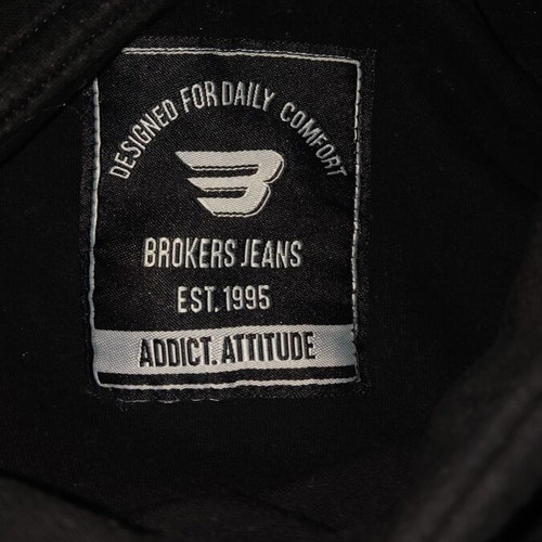 Brokers men's sweatshirt like new, black and white