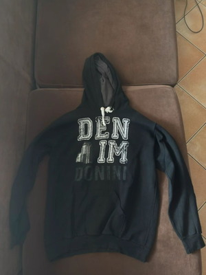 Φούτερ με κουκούλα Denim μαύρο σε πολύ καλή κατάσταση, μέγεθος L