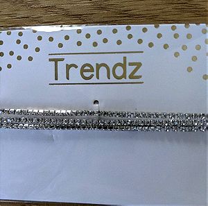 Bracelet glass metal Trendz bracelet