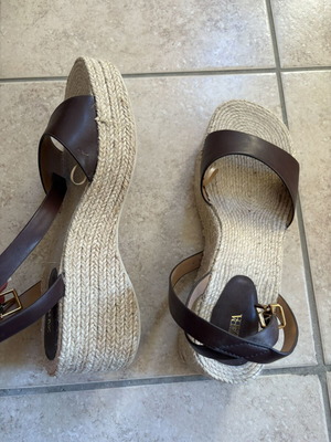 Zara platform sandals new, size 40, brown