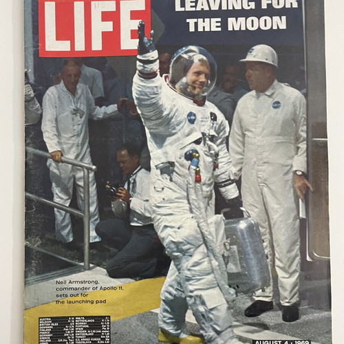 Life magazine 1969 Apollo 11 vintage, used