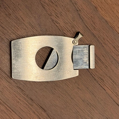 Cigar cutter used, stainless steel in very good condition
