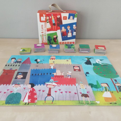 Janod Puzzle & Loto educational game used for children 4-8 years