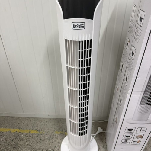 Black+Decker Tower Fan 45W New with Remote and Timer