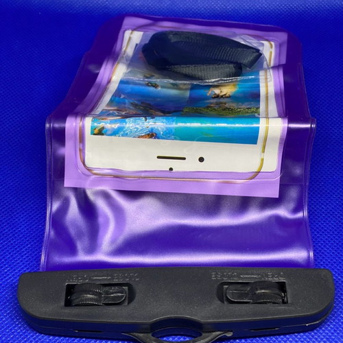 Waterproof phone case 175x105mm purple sealed
