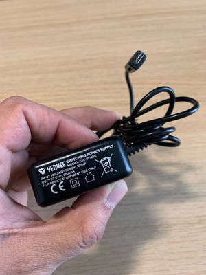 DC adapter used with micro-USB