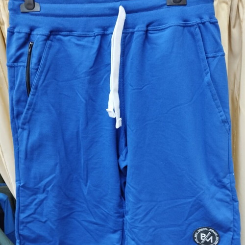 Bodymove baby fleece bermuda shorts with zipper blue used