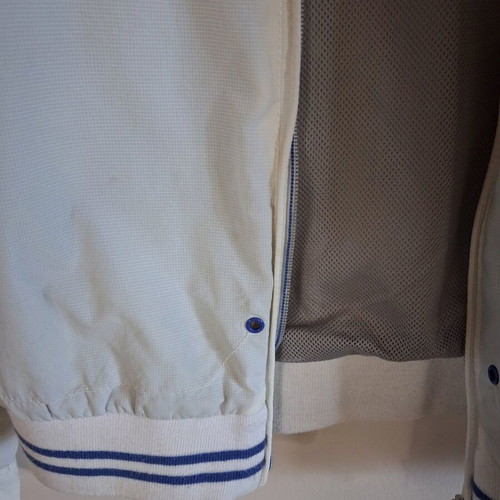 D.N.M Wear Windbreaker Jacket like new, white, size M