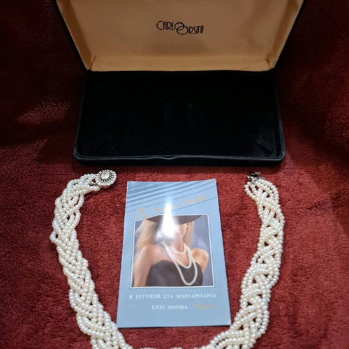 Yashica Pearls chocker with fresh water pearl pendant, new